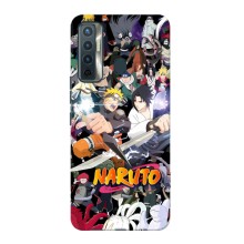 Купить Чехлы на телефон с принтом Anime для Техно Камон 17 (Наруто постер)
