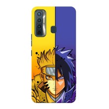 Купить Чехлы на телефон с принтом Anime для Техно Камон 17 – Naruto Vs Sasuke