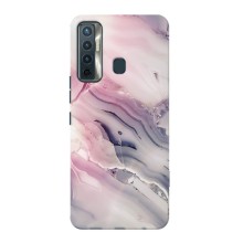 Мраморный чехол на TECNO Camon 17 (VPrint) (Пурпурный Мрамор)