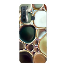 Мраморный чехол на TECNO Camon 17 (VPrint) (Радужный Мрамор)