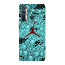 Силиконовый Чехол Nike Air Jordan на Техно Камон 17 – Джордан Найк