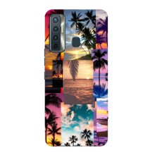 Силиконовый чехол с КАРТИНКАМИ лето для TECNO Camon 17 (AlphaPrint) (Летний отпуск)