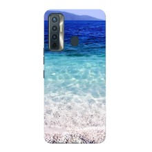 Силиконовый чехол с КАРТИНКАМИ лето для TECNO Camon 17 (AlphaPrint) (Море)