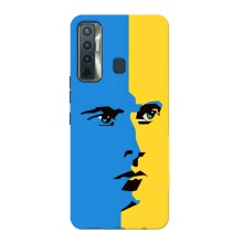 Украинские Чехлы для TECNO Camon 17 с картинкой УПА (AlphaPrint) (Степан Бандера)