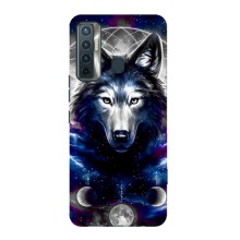 Защитные чехлы для Техно Камон 17 (AlphaPrint) (ХИТ продаж) ВОЛК (Волк)