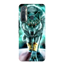 Защитные чехлы для Техно Камон 17 (AlphaPrint) (ХИТ продаж) ВОЛК (Яркий волк)