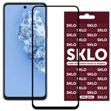 Защитное стекло SKLO 3D (full glue) для TECNO Camon 17P – Черный
