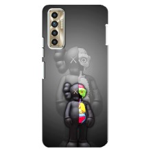 Чехлы для TECNO Camon 17P (CG7n) - Bearbrick Louis Vuitton (PREMIUMPrint) (Тело Bearbrick)