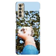 Чохли з зображенням різних тварин на TECNO Camon 17P (CG7n) (Їжачок в руці)