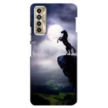 Чохли з зображенням різних тварин на TECNO Camon 17P (CG7n) (Кінь)