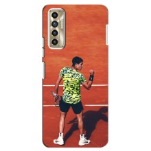 Чехлы с принтом Спортивная тематика для TECNO Camon 17P (CG7n) – Алькарас Теннисист