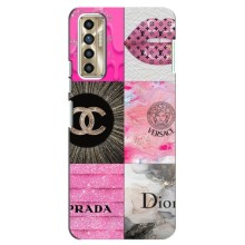 Чехол (Dior, Prada, YSL, Chanel) для TECNO Camon 17P (CG7n) (Модница)
