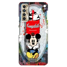 Чехол Disney Mouse TECNO Camon 17P (CG7n) (PREMIUMPrint) (Американский Маус)