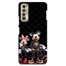 Чехол Disney Mouse TECNO Camon 17P (CG7n) (PREMIUMPrint) (Семья Маусов)