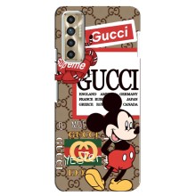 Чехол Disney Mouse TECNO Camon 17P (CG7n) (PREMIUMPrint) (Стильный Микки)