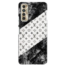 Чохол Стиль Louis Vuitton на TECNO Camon 17P (CG7n) (LV на білому)