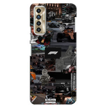 Чехол Формула1 на TECNO Camon 17P (CG7n) – Коллаж Ф1