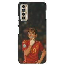 Чехол с футболистом Ламин Ямаль TECNO Camon 17P (CG7n) (Ямаль аниме)