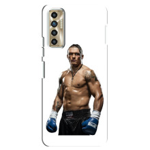 Чехол с картинкой Александр Усик для TECNO Camon 17P (CG7n) – Усик на белом