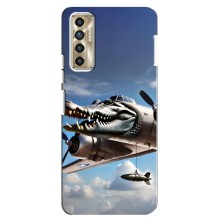 Чехол с мемом Тралалело тралала на TECNO Camon 17P (CG7n) (Бомбардиро крокодило)