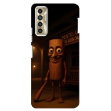 Чехол с мемом Тралалело тралала на TECNO Camon 17P (CG7n) (Тунг тунг тунг сахур)