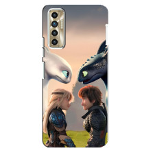 Чехол как приручить дракона на TECNO Camon 17P (CG7n) – Гикавка и Астрид