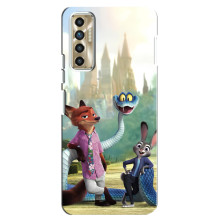 Чехол Зоотрополіс на TECNO Camon 17P (CG7n) – Ник Джуди и змея