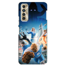 Чехол с принтом Фантастическая четверка для TECNO Camon 17P (CG7n) – Герои Фантастической четверки