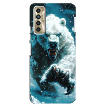 Чехол с картинкой «Хищники» для TECNO Camon 17P (CG7n) – Медведь