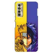 Купить Чехлы на телефон с принтом Anime для Техно Камон 17п (Naruto Vs Sasuke)