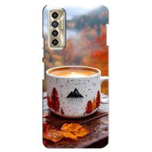 Чехол с уникальным дизайном «Осень с кофе» для TECNO Camon 17P (CG7n) – Кофе на природе