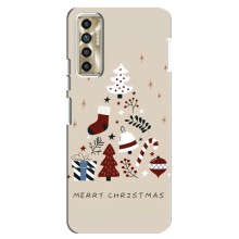 Різдвяні Чохли для TECNO Camon 17P (CG7n) (VPrint) (Merry Christmas)