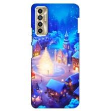 Рождественские Чехлы для TECNO Camon 17P (CG7n) (VPrint) (Рождественский город)