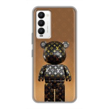 Чехлы для Tecno Camon 18 / Camon 18P - Bearbrick Louis Vuitton (PREMIUMPrint) (Bearbrick)