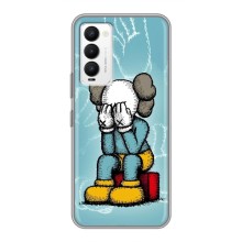 Чехлы для Tecno Camon 18 / Camon 18P - Bearbrick Louis Vuitton (PREMIUMPrint) (Плач Bearbrick)