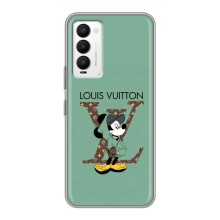 Чехлы Луи Витон для Tecno Camon 18 / Camon 18P (AlphaPrint - LOUIS VUITTON) (Микки Маус LV)