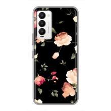 Чехлы с Цветами для Tecno Camon 18 / Camon 18P (VPrint) (Розочки)