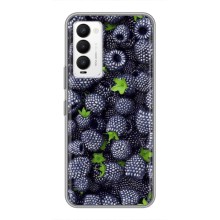 Чехлы с Фруктами для Tecno Camon 18 / Camon 18P (VPrint) (Ежевика)