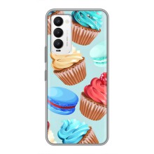 Чехлы с Фруктами для Tecno Camon 18 / Camon 18P (VPrint) (Кексики)