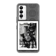 Чехлы VERSACE для Техно Камон 18 / Камон 18п (PREMIUMPrint) (Версаче)