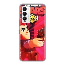 Чехол для Tecno Camon 18 / Camon 18P Бравл Старс (VPrint) (Дуэлянт Кольт)