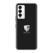 Чехол Майнкрафт на Tecno Camon 18 / Camon 18P (AlphaPrint) Minecraft (Овечка Майнкрафт)
