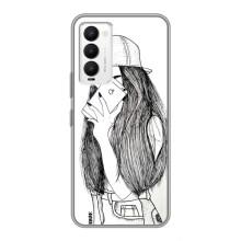 Чехол с печатью для Tecno Camon 18 / Camon 18P - (Мода) (AlphaPrint) (Фото девочки)