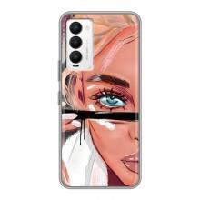 Чехол с печатью для Tecno Camon 18 / Camon 18P - (Мода) (AlphaPrint) (Макияж)
