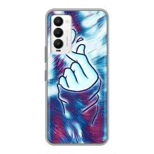Чохол з принтом для Tecno Camon 18 / Camon 18P (AlphaPrint - Знак сердечка)