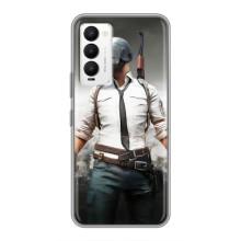 Чехол PUBG для Техно Камон 18 / Камон 18п (AlphaPrint) (Пабг мен)