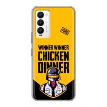 Чехол PUBG для Техно Камон 18 / Камон 18п (AlphaPrint) (Pubg шлем)