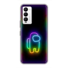 Чехол Амонг Ас для Tecno Camon 18 / Camon 18P (AlphaPrint) (Яркий скин)