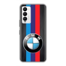 Чехол для Техно Камон 18 / Камон 18п - с принтом БМВ (AlphaPrint) (Лого BMW)