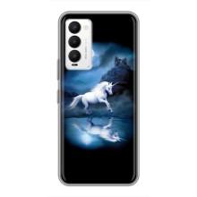 Чехол для Техно Камон 18 / Камон 18п - (Единорожки - Новинки) (AlphaPrint) (Единорог)